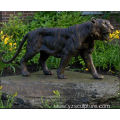 Garden Wild Life Size Bronze Tiger Statue